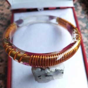 Resin stones bracelets unique handmade4