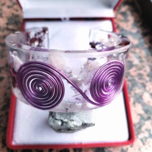 Resin stones bracelets unique handmade2