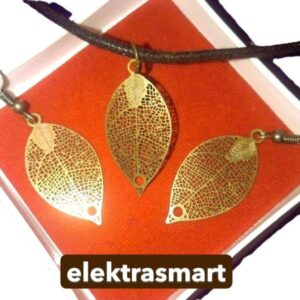 Bronze complete set earrings necklace aloy