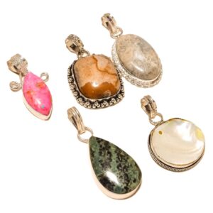 STERLING SILVER PENDANT GEMSTONE 925