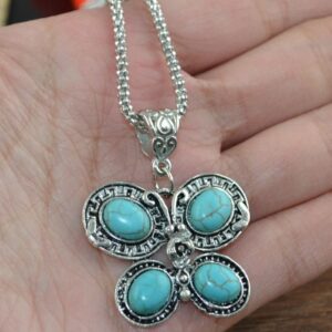 jewelry Plated Silver 925 charm crystal necklace pendant