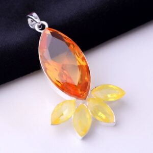 jewelry Plated Silver 925 charm crystal necklace pendant