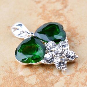 jewelry Plated Silver 925 charm crystal necklace pendant