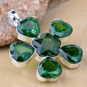 jewelry Plated Silver 925 charm crystal necklace pendant