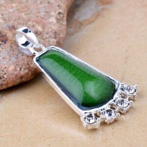 jewelry Plated Silver 925 charm crystal necklace pendant